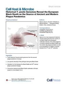 Cell-Host-Microbe_2016_Historical-Y-pestis-Genomes-Reveal-the-European-Black-Death-as-the-Source-of-Ancient-and-Modern-Plague-Pandemics