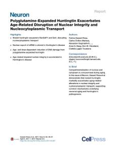 Neuron_2017_Polyglutamine-Expanded-Huntingtin-Exacerbates-Age-Related-Disruption-of-Nuclear-Integrity-and-Nucleocytoplasmic-Transport