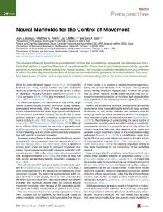 Neuron_2017_Neural-Manifolds-for-the-Control-of-Movement