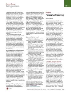 Current Biology-2017-Perceptual learning