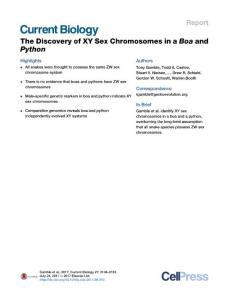 Current-Biology_2017_The-Discovery-of-XY-Sex-Chromosomes-in-a-Boa-and-Python