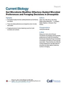 Current-Biology_2017_Gut-Microbiota-Modifies-Olfactory-Guided-Microbial-Preferences-and-Foraging-Decisions-in-Drosophila