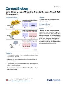 Current-Biology_2017_Wild-Birds-Use-an-Ordering-Rule-to-Decode-Novel-Call-Sequences