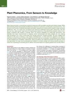Current-Biology_2017_Plant-Phenomics-From-Sensors-to-Knowledge