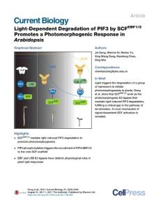 Current-Biology_2017_Light-Dependent-Degradation-of-PIF3-by-SCFEBF1-2-Promotes-a-Photomorphogenic-Response-in-Arabidopsis