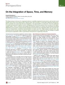 Neuron_2017_On-the-Integration-of-Space-Time-and-Memory