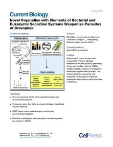 Current-Biology_2017_Novel-Organelles-with-Elements-of-Bacterial-and-Eukaryotic-Secretion-Systems-Weaponize-Parasites-of-Drosophila
