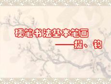 硬笔书法第四讲《硬笔书法基本笔画提、钩》ppt课件11.ppt
