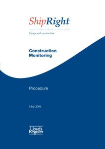 Construction Monitoring Procedure