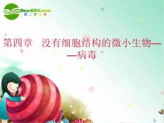 七年級(jí)生物上冊(cè) 2.4沒有細(xì)胞結(jié)構(gòu)的微小生物--病毒課件教新課標(biāo)版