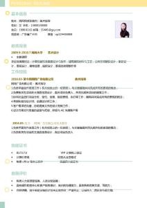 （精品）美术指导个人简历模板