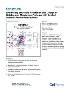 Structure_2017_Enhancing-Structure-Prediction-and-Design-of-Soluble-and-Membrane-Proteins-with-Explicit-Solvent-Protein-Interactions