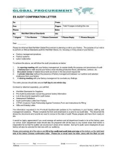 沃尔玛验厂整个流程.doc1