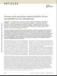ng.3973-Genome-wide association analysis identifies 30 new susceptibility loci for schizophrenia