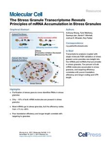 The-Stress-Granule-Transcriptome-Reveals-Principles-of-mRNA-A_2017_Molecular