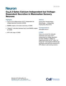 CaV2-2-Gates-Calcium-Independent-but-Voltage-Dependent-Secretion-i_2017_Neur