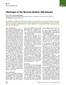 Fibrinogen-in-the-Nervous-System--Glia-Beware_2017_Neuron