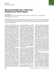 Structural-Insight-into-a-Fatty-Acyl-Chaperone-for-Wnt-Protein_2017_Structur