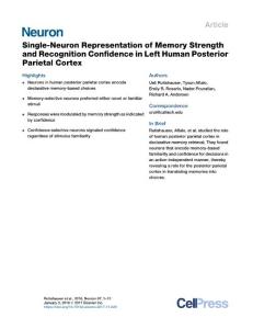 Single-Neuron-Representation-of-Memory-Strength-and-Recognition-Con_2017_Neu