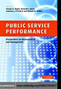 重點書籍Public_Service_Performance__Perspectives_on_Measurement_and_Management