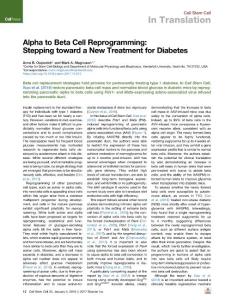 Alpha-to-Beta-Cell-Reprogramming--Stepping-toward-a-New-Trea_2018_Cell-Stem-