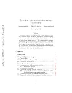Dynamical systems, simulation, abstract computation