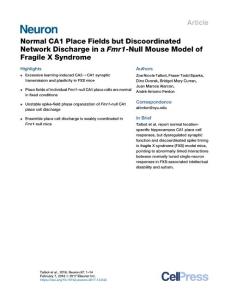 Normal-CA1-Place-Fields-but-Discoordinated-Network-Discharge-in-a-F_2018_Neu