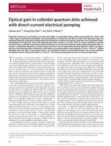 nmat5011-Optical gain in colloidal quantum dots achieved with direct-current electrical pumping