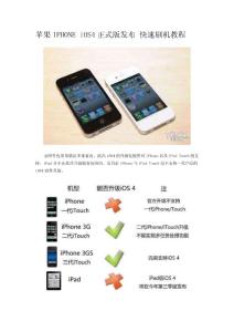 蘋果IPHONE iOS4正式版發(fā)布 快速刷機(jī)教程