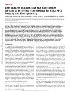 nprot.2017.133-Heat-induced radiolabeling and fluorescence labeling of Feraheme nanoparticles for PET-SPECT imaging and flow cytometry