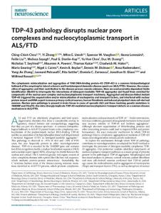 nn-2018-TDP-43 pathology disrupts nuclear pore complexes and nucleocytoplasmic transport in ALS-FTD