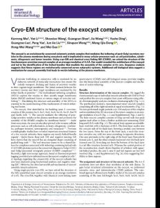 nsmb-2018-Cryo-EM structure of the exocyst complex