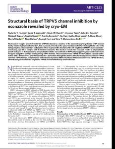 nsmb-2018-Structural basis of TRPV5 channel inhibition by econazole revealed by cryo-EM