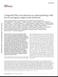nm.4485-Congenital Zika virus infection as a silent pathology with loss of neurogenic output in the fetal brain