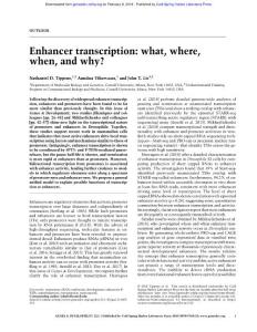 Genes Dev.-2018-Tippens-1-3- Enhancer transcription what, where, when, and why