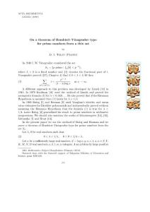 aa8116_On a theorem of Bombieri–Vinogradov type for prime numbers from a thin set