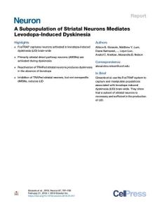 A-Subpopulation-of-Striatal-Neurons-Mediates-Levodopa-Induced-Dys_2018_Neuro