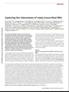nmeth.4595-Capturing the interactome of newly transcribed RNA