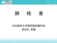 肺栓塞PPT