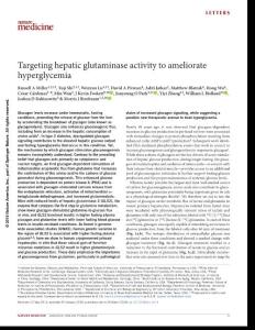 nm.4514-Targeting hepatic glutaminase activity to ameliorate hyperglycemia