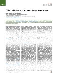 TGF---Inhibition-and-Immunotherapy--Checkmate_2018_Immunity