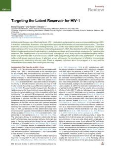 Targeting-the-Latent-Reservoir-for-HIV-1_2018_Immunity