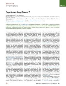 Supplementing-Cancer-_2018_Molecular-Cell