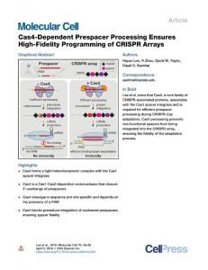 Cas4-Dependent-Prespacer-Processing-Ensures-High-Fidelity-Pro_2018_Molecular
