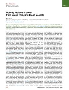 Obesity-Protects-Cancer-from-Drugs-Targeting-Blood-Vesse_2018_Cell-Metabolis