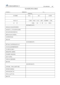 BG-49 培训课程评估反馈表