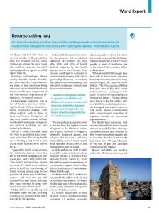 Reconstructing-Iraq_2018_The-Lancet