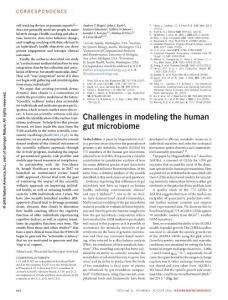 nbt.4213-Challenges in modeling the human gut microbiome