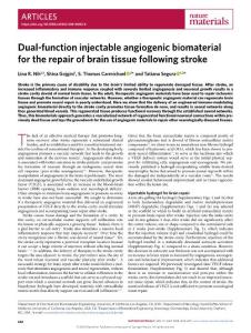 nmat.2018-Dual-function injectable angiogenic biomaterial for the repair of brain tissue following stroke