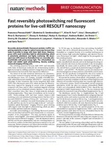 nmeth.2018-Fast reversibly photoswitching red fluorescent proteins for live-cell RESOLFT nanoscopy